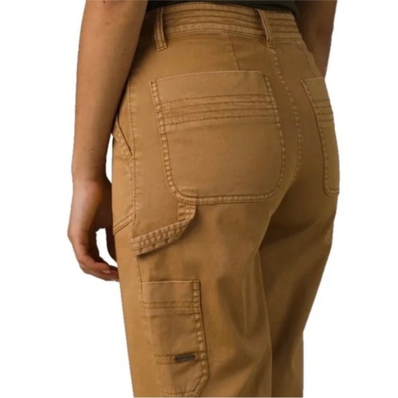 ORGANIC COTTON PrAna Sancho Wide Leg Crop Pants Women’s Hiking Outdoors SZ 14 - Picture 10 of 17